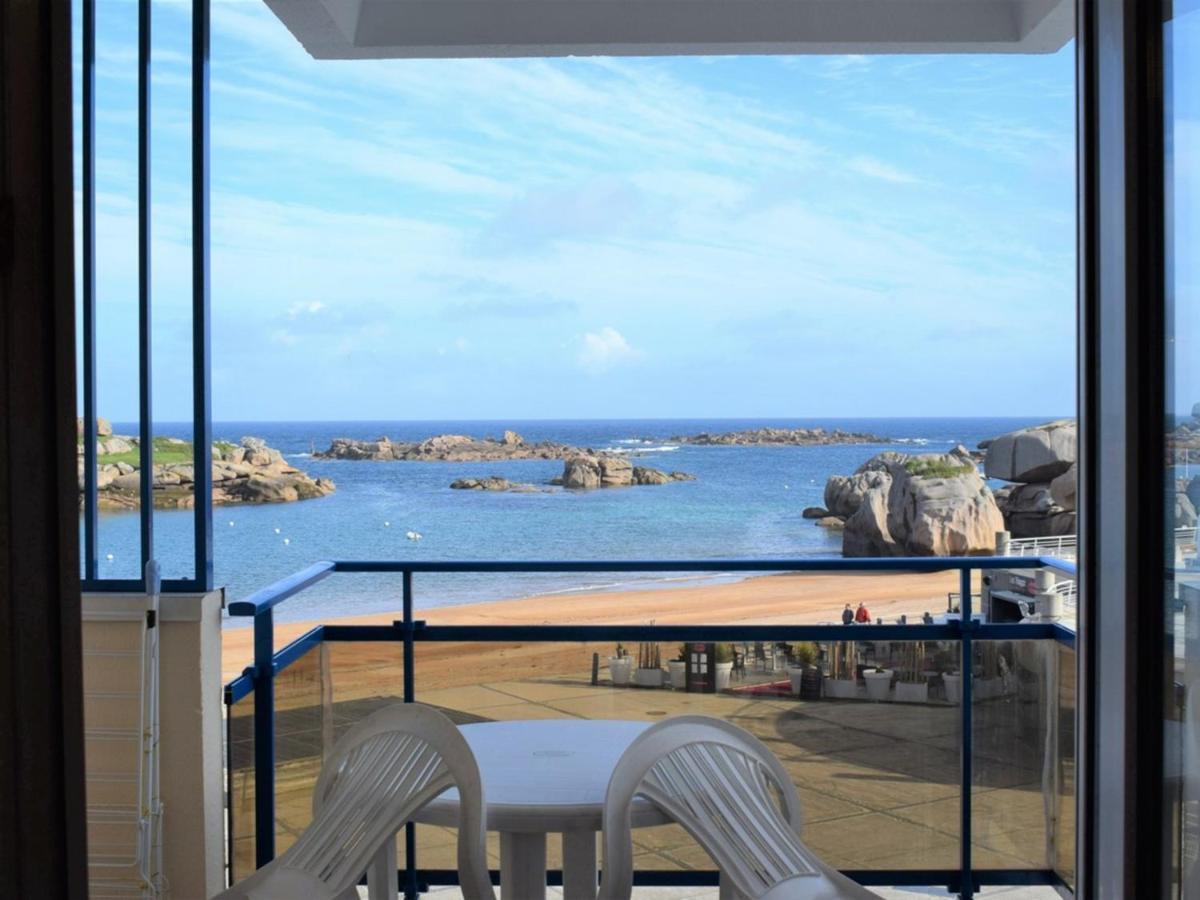 Superbe Appartement Avec Vue Mer Et Parking A Tregastel - Fr-1-368-29 Bagian luar foto